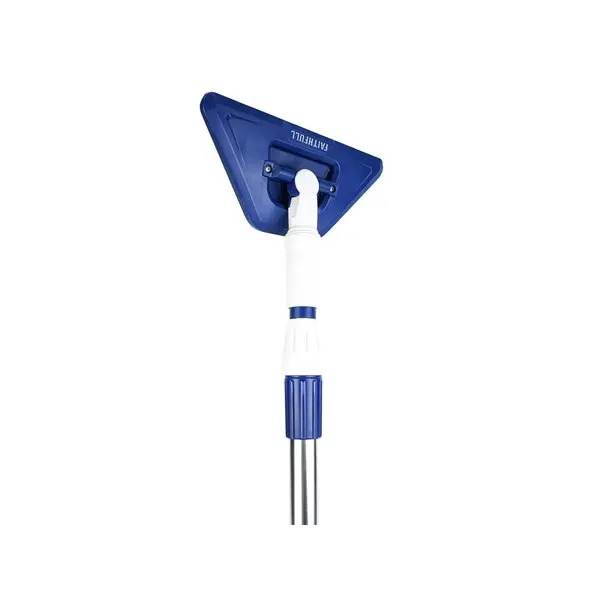 Faithfull FAIWFBSTIFFS Heavy-Duty Water Flow Brush & Telescopic Pole Set