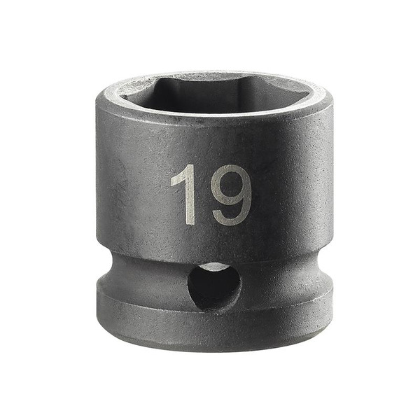 Facom 6-Point Stubby Impact Socket 1/2in Drive 19mm