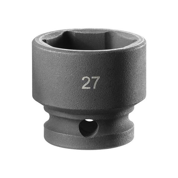 Facom 6-Point Stubby Impact Socket 1/2in Drive 27mm