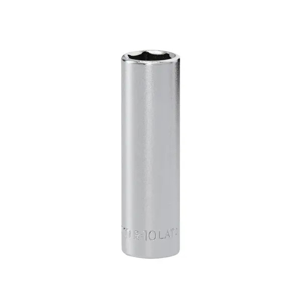 Facom FCMR10LAT R.10LAT 6 Point Deep Socket 1/4in Drive 10mm