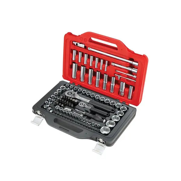 Facom FCMRSL151100 1/4in & 1/2in Drive Socket Set, 100 Piece