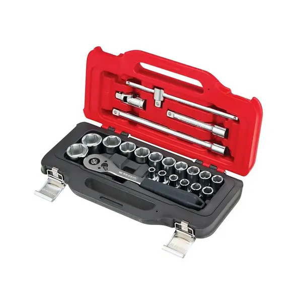 Facom FCMSL151EP22 1/2in Drive Socket Set, 22 Piece