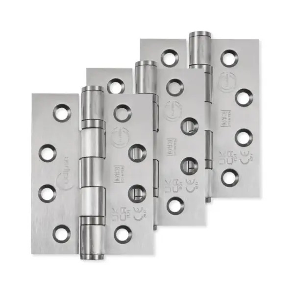 Eclipse 102 x 76 x 3 mm - Satin Stainless Steel Ball Bearing Hinge (3pk) - PK854