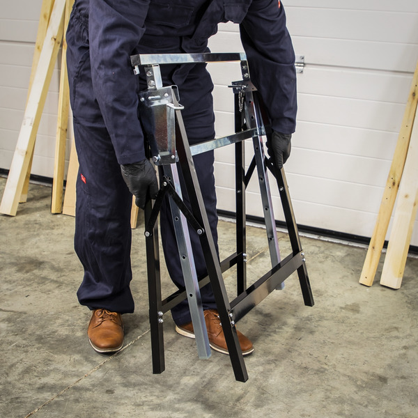 Sealey FDT32 Fold Down Telescopic Trestle 200kg Capacity - Pair