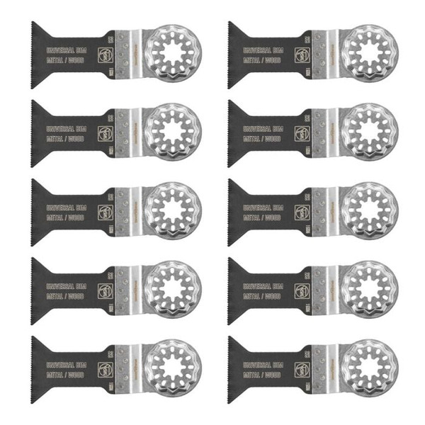 FEIN 63502223240 E-CUT UNIVERSAL SAW BLADE- 223 Pack of 10 - Starlock Mount