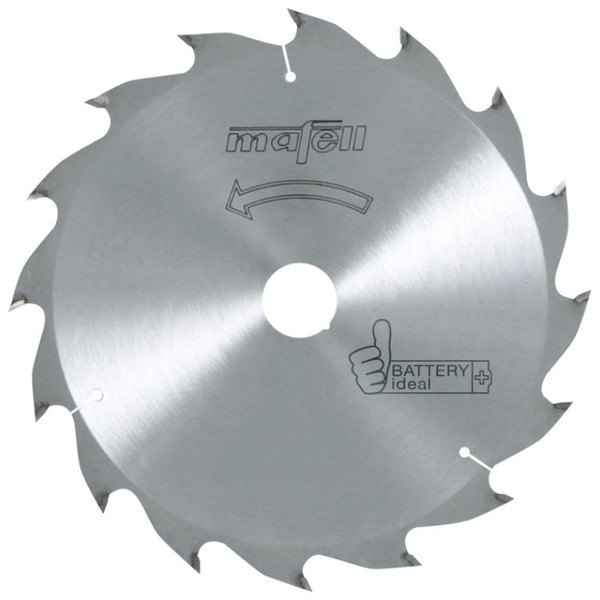 Mafell TCT saw blade 185 x 1.2/1.8 x 20mm 16T For Cordless