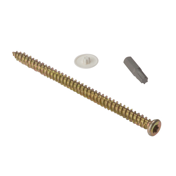 Concrete Frame Screw TORX® Compatible High-Low Thread ZYP 7.5 x 62mm Bag 10