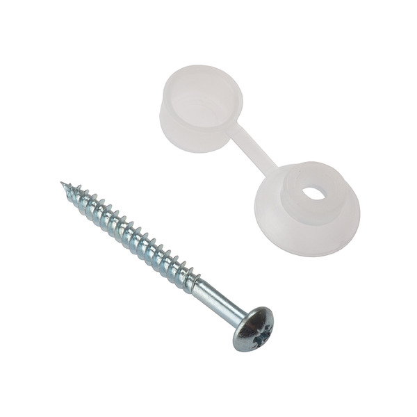 Corrugated Roofing Screw Round Head Pozi ZP 5mm x 50mm Bag 10