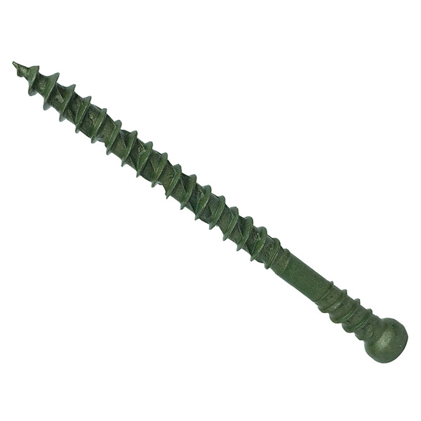 ForgeFast TORX® Compatible Decking Screws Reduced Head Green 4.5x60 T15 Tub 500