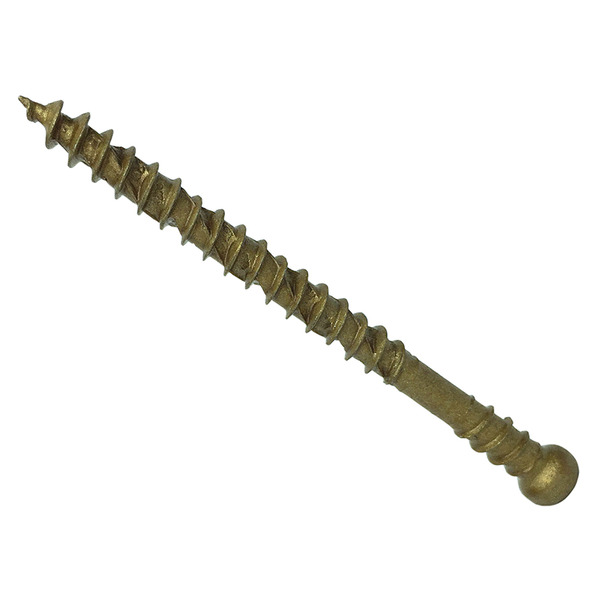 ForgeFast TORX® Compatible Decking Screws Reduced Head Tan 4.5x60 T15 Tub 500