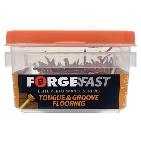 ForgeFast TORX® Compatible Flooring Tongue Groove Screw 3.5 x 45mm Box 200