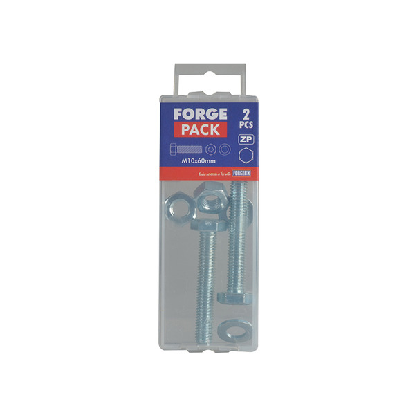 High Tensile Set Screw ZP M10 x 60mm ForgePack 2