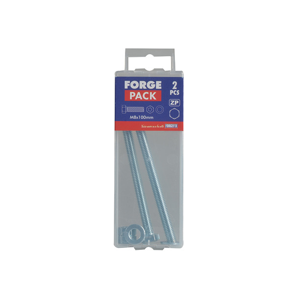 ForgeFix High Tensile Set Screw ZP M8 x 100mm ForgePack 2