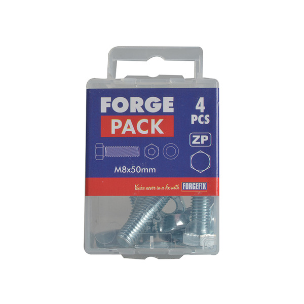 High Tensile Set Screw ZP M8 x 50mm ForgePack 4