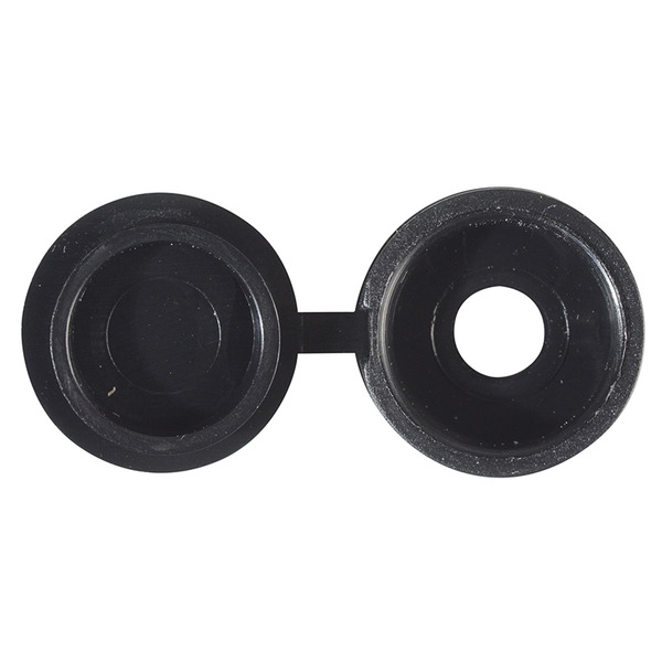 Hinged Cover Cap Black No. 6-8 Bag 100