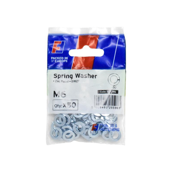 Spring Washer M6 ForgePack 50