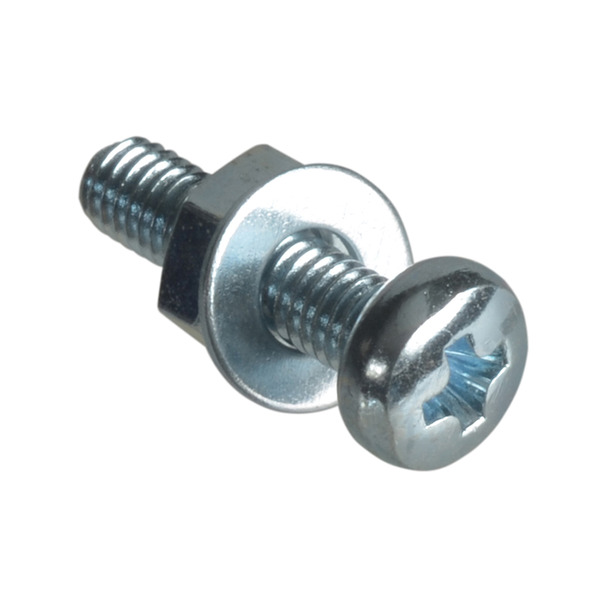 Machine Screw Pozi Compatible Pan Head ZP M3 x 12mm ForgePack 50