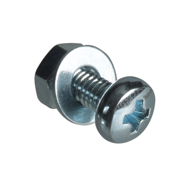 ForgeFix FORFPMSPH38 Machine Screw Pozi Compatible Pan Head ZP M3 x 8mm ForgePack 50