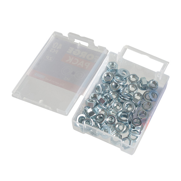 Hexagonal Nuts & Washers ZP M5 ForgePack 40