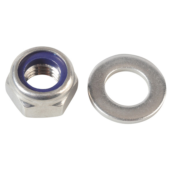 Nyloc Nuts & Washers A2 Stainless Steel M12 ForgePack 6