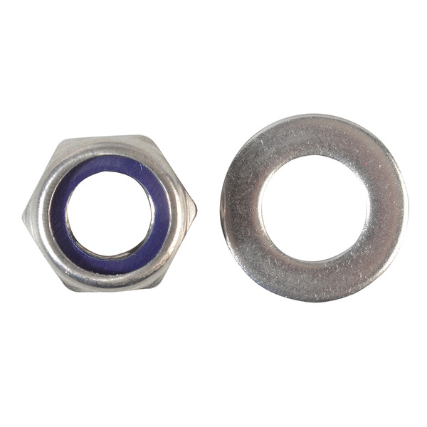 Nyloc Nuts & Washers A2 Stainless Steel M12 ForgePack 6