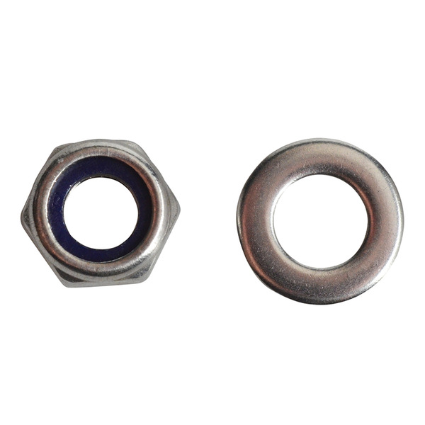 Nyloc Nuts & Washers A2 Stainless Steel M6 ForgePack 20