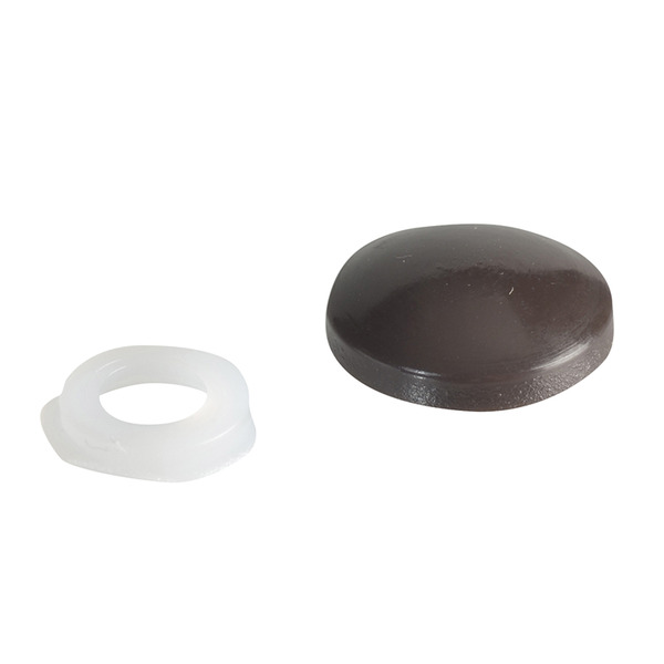 Domed Cover Cap Dark Brown No. 6-8 ForgePack 20