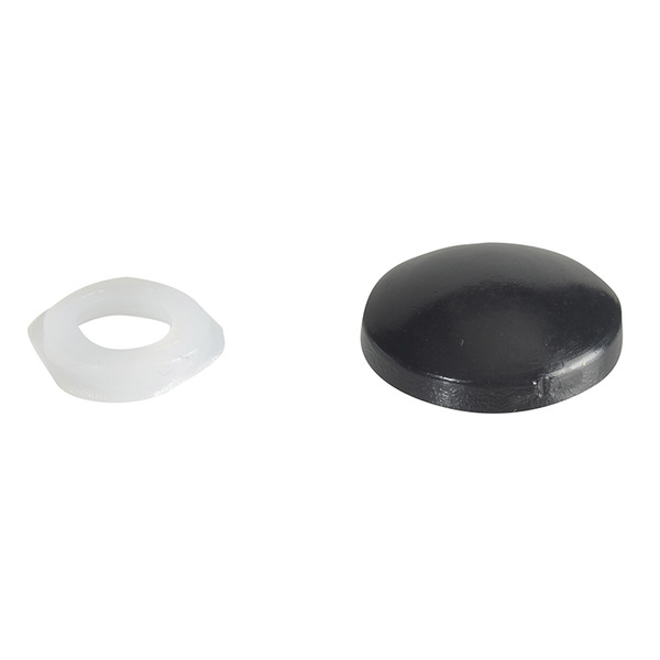 Domed Cover Cap Black No. 6-8 ForgePack 20