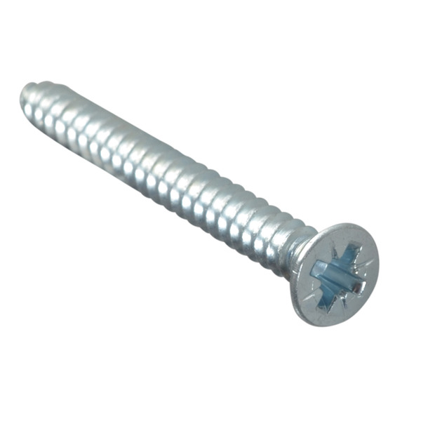 Self-Tapping Screw Pozi Compatible Pan Head ZP 1.1/2in x 8 ForgePack 12