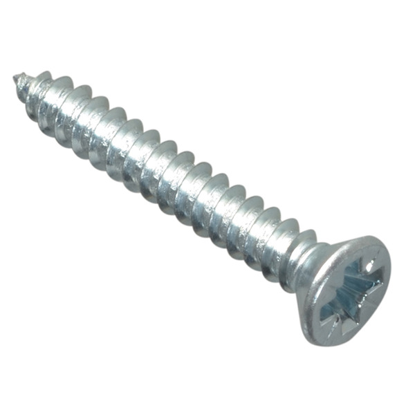 Self-Tapping Screw Pozi Compatible Pan Head ZP 1in x 6 ForgePack 30