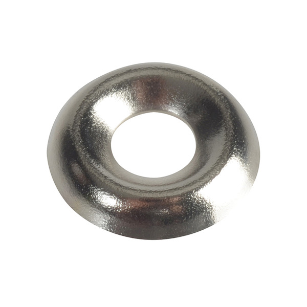 ForgeFix Screw Cup Washer Nickle Plated No.8 ForgePack 20