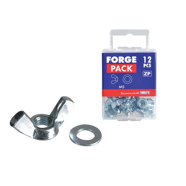 Wing Nut ZP M12 ForgePack 10