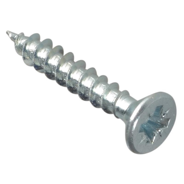 Multi-Purpose Pozi Compatible Screw CSK ST ZP 4 x 25mm Box 200