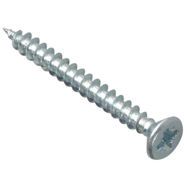 Multi-Purpose Pozi Compatible Screw CSK ST ZP 4 x 40mm Box 200