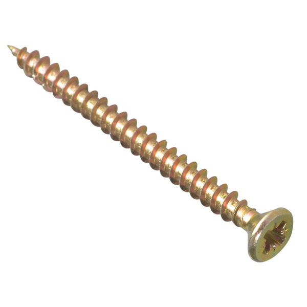Multi-Purpose Pozi Compatible Screw CSK ST ZYP 4.0 x 50mm Box 200