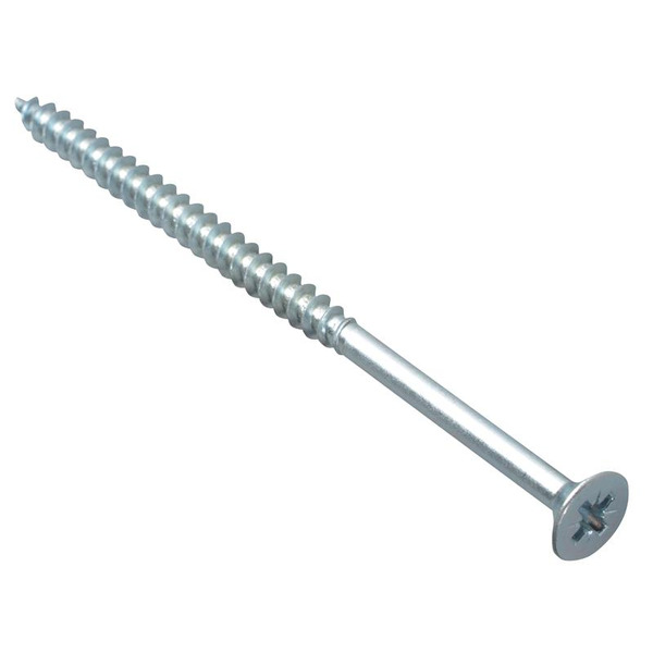 ForgeFix FORMPS590ZP Multi-Purpose Pozi Compatible Screw CSK ST ZP 5 x 90mm Box 100