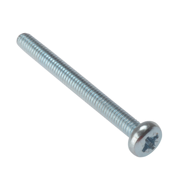 Machine Screw Pozi Compatible Pan Head ZP M5 x 40mm Bag 25