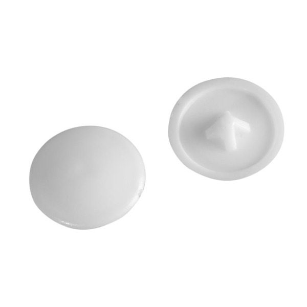 Pozi Compatible Cover Cap White No.6-8 Bag 100