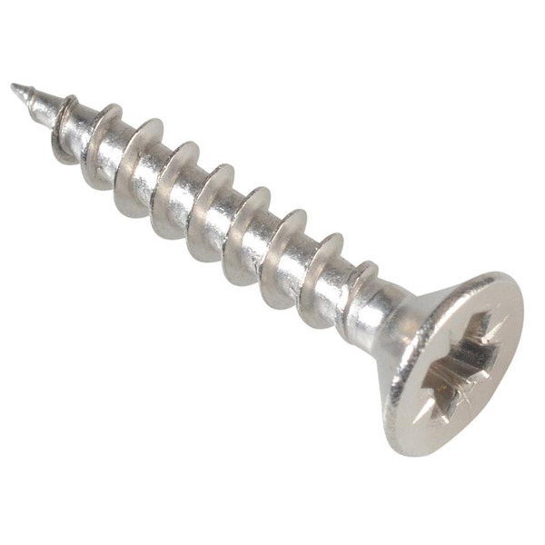Multi-Purpose Pozi Compatible Screw CSK ST S/Steel 3.5 x 20mm Box 200