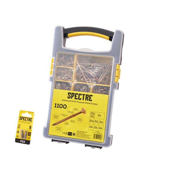 Spectre™ Advanced Screw Set, 1100 Piece