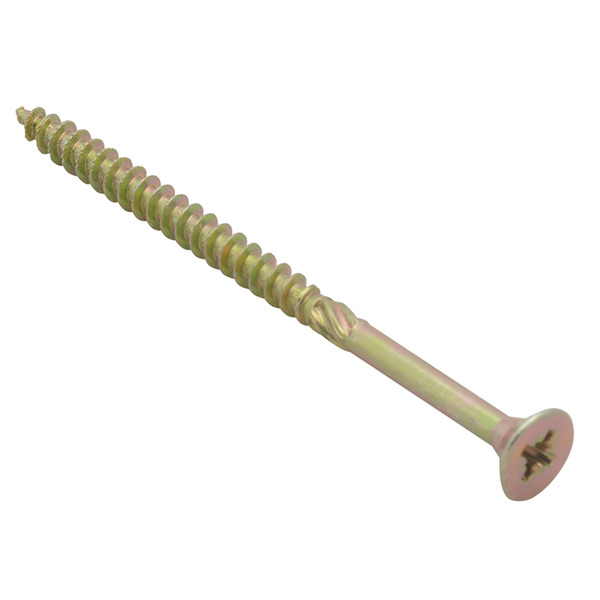 Spectre™ PZ Compatible Wood Screw CSK ZYP 6.0 x 80mm Box 100