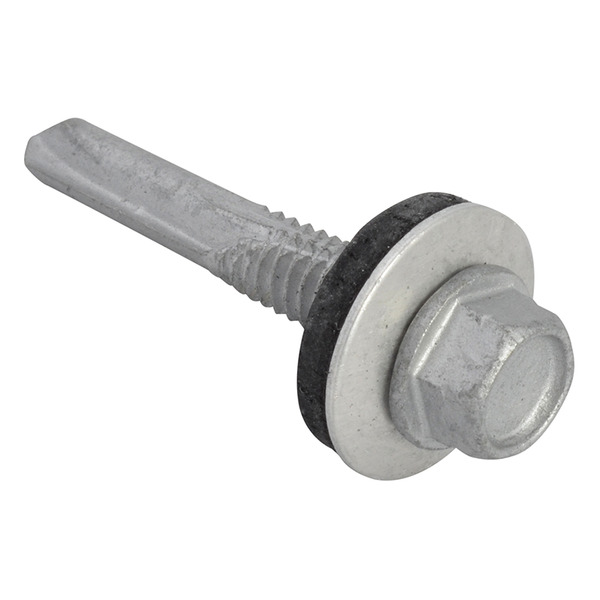 TechFast Hex Roofing Screw Self-Drill Heavy Section 5.5 x 32mm Pack 100
