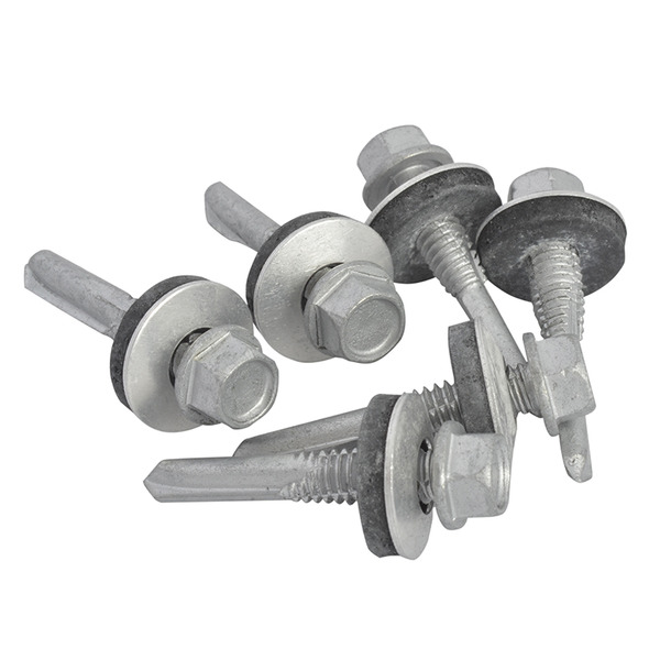 TechFast Hex Roofing Screw Self-Drill Heavy Section 5.5 x 32mm Pack 100