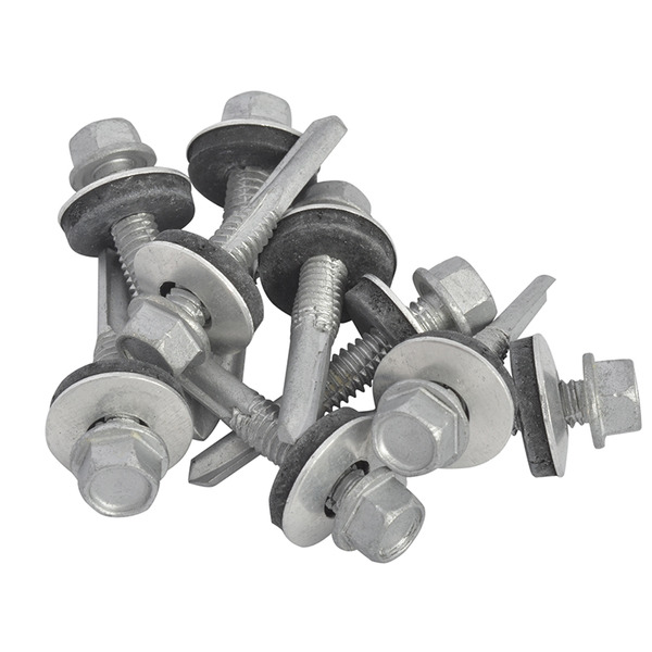 TechFast Hex Head Roofing Screw Self-Drill Heavy Section 5.5 x 35mm Pack 100