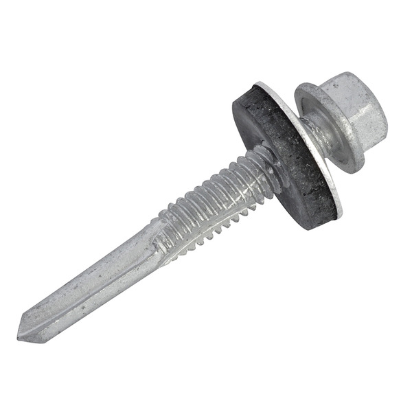 TechFast Hex Head Roofing Screw Self-Drill Heavy Section 5.5 x 38mm Pack 100