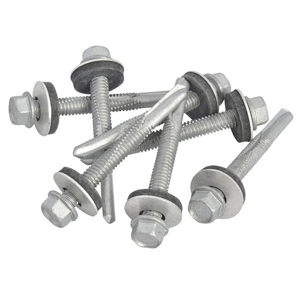 ForgeFix TechFast Hex Head Roofing Screw Self-Drill Heavy Section 5.5 x 51mm Pack 100
