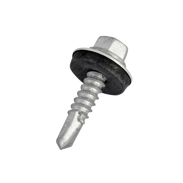 ForgeFix TechFast Hex Head Roofing Screw Self-Drill Light Section 5.5 x 25mm Pack 100