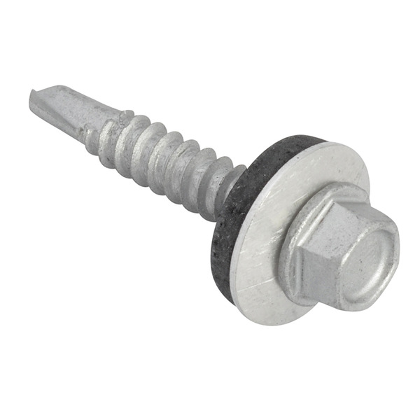 TechFast Hex Head Roofing Screw Self-Drill Light Section 5.5 x 32mm Pack 100