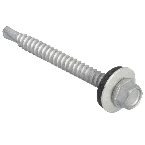 TechFast Hex Head Roofing Screw Self-Drill Light Section 5.5 x 57mm Pack 50