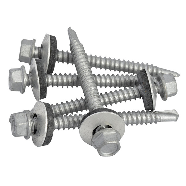 TechFast Hex Head Roofing Screw Self-Drill Light Section 5.5 x 57mm Pack 50
